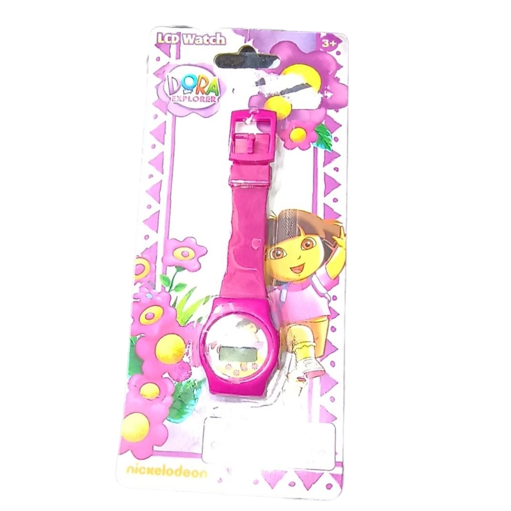 Nickelodeon Dora the Explorer Pink LCD Watch